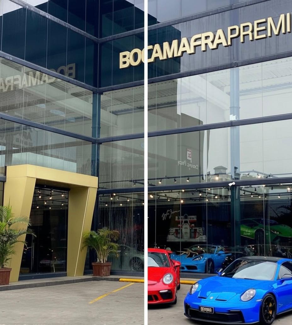 Antes e Depois vidros