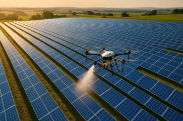 Limpeza de Placas Solares