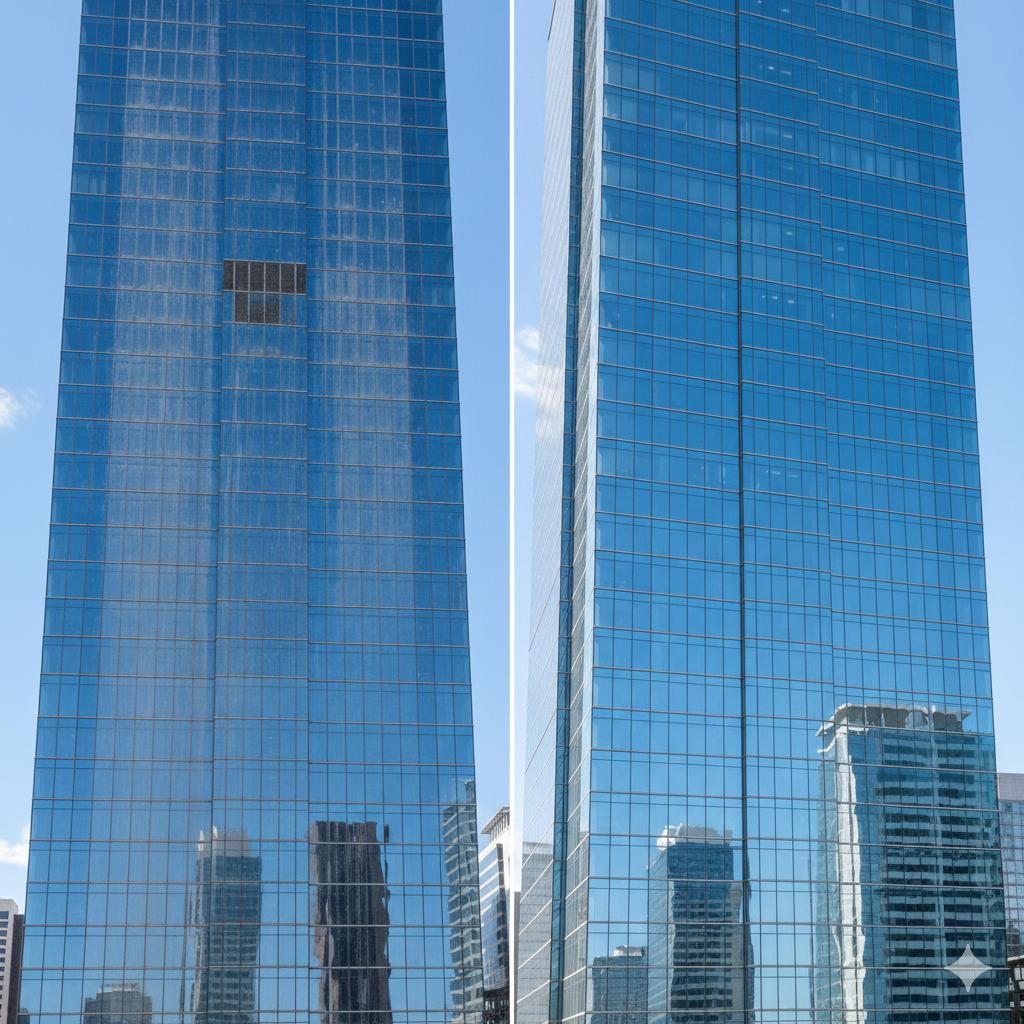 Antes e Depois vidros